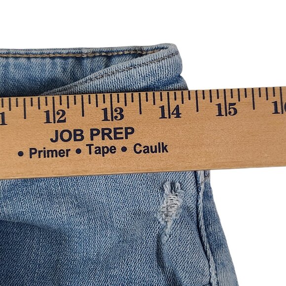 Levis 721 Jeans Womens 30 28x28 High Rise Skinny Light Wash Stretch Distressed - Picture 12 of 15